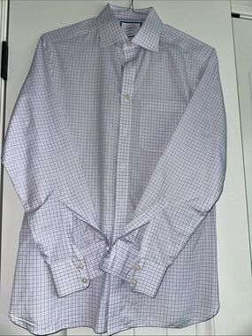 Charles Tyrwhitt Light Purple Checked Dress Shirt